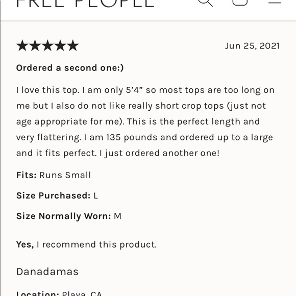 Free People Blake Baby Tee size Size BNWTS $38.00 - Picture 14 of 14